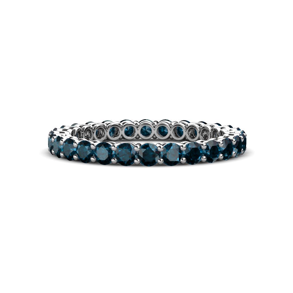 Tiffany 2.40 mm Blue Diamond Eternity Band 