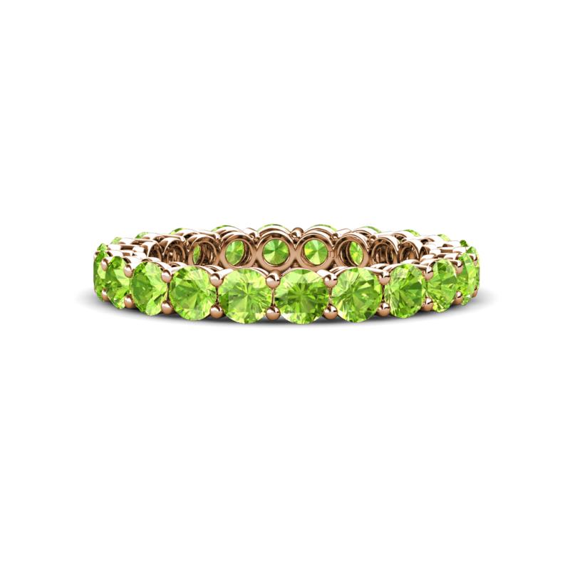 Tiffany 3.00 mm Peridot Eternity Band 