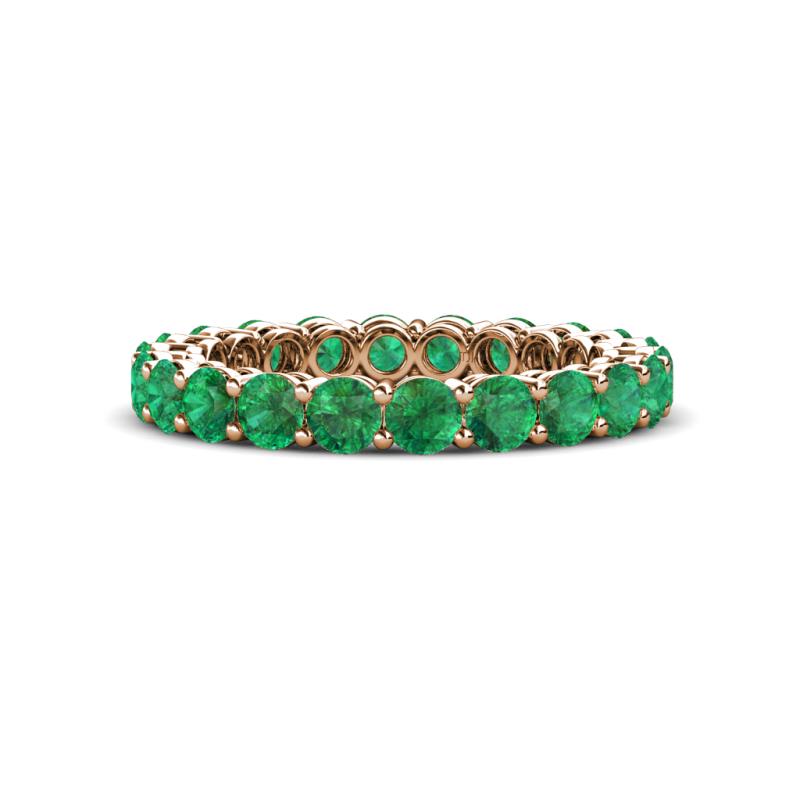 Tiffany 3.00 mm Emerald Eternity Band 