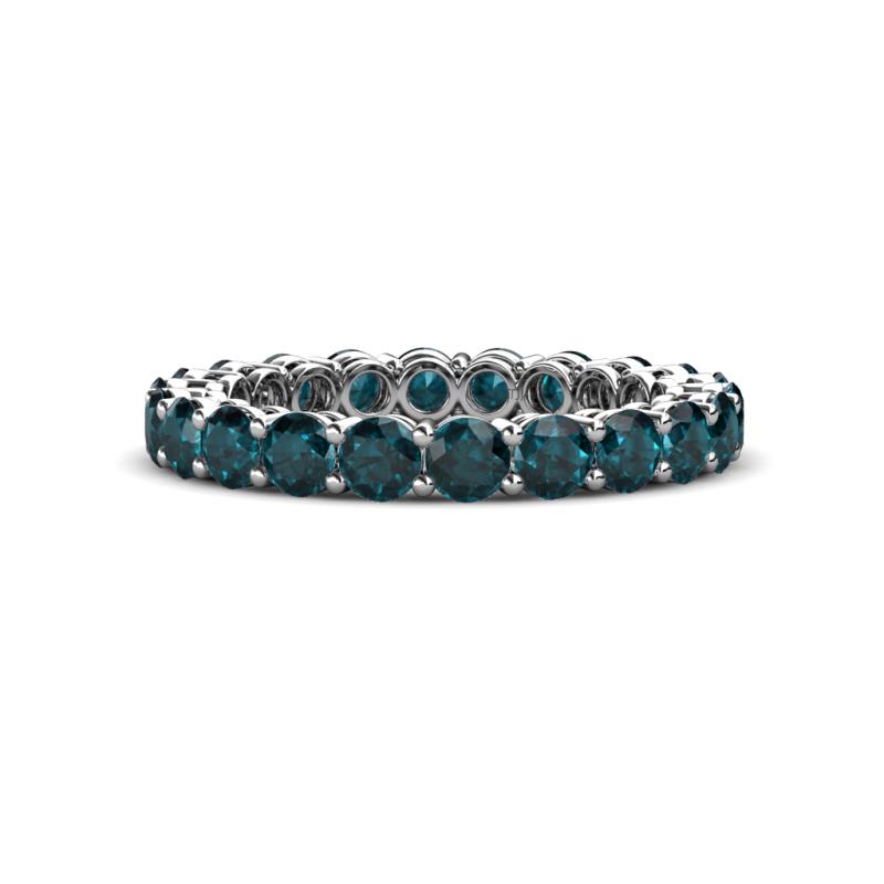 Tiffany 3.00 mm London Blue Topaz Eternity Band 