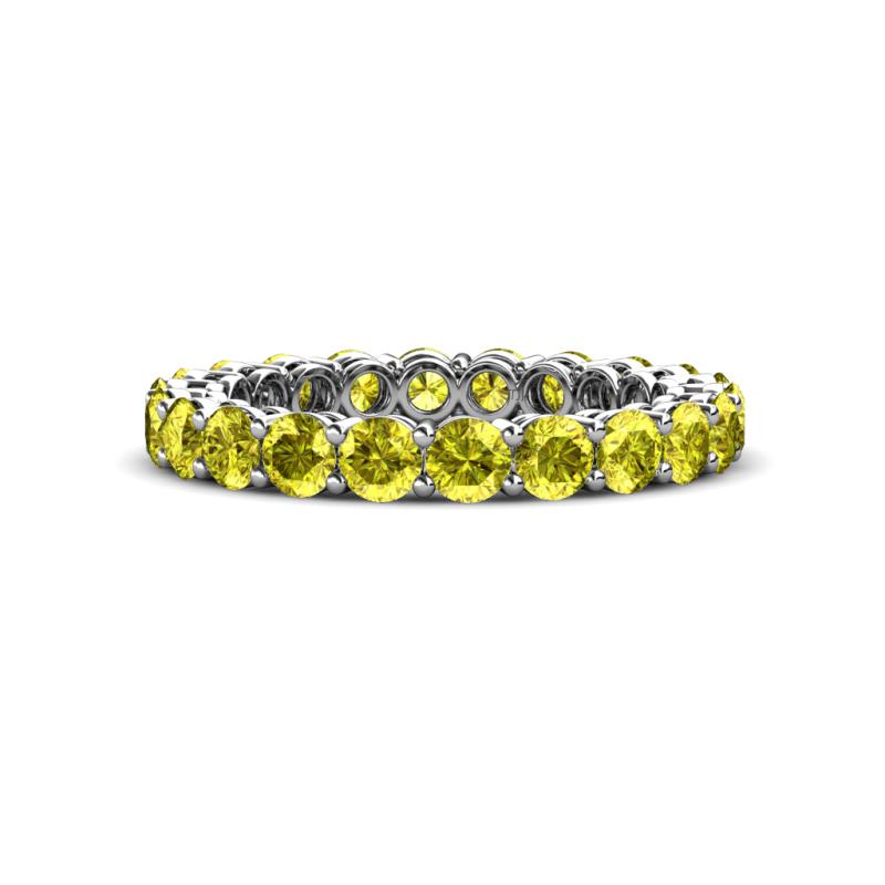 Tiffany 3.00 mm Yellow Diamond Eternity Band 