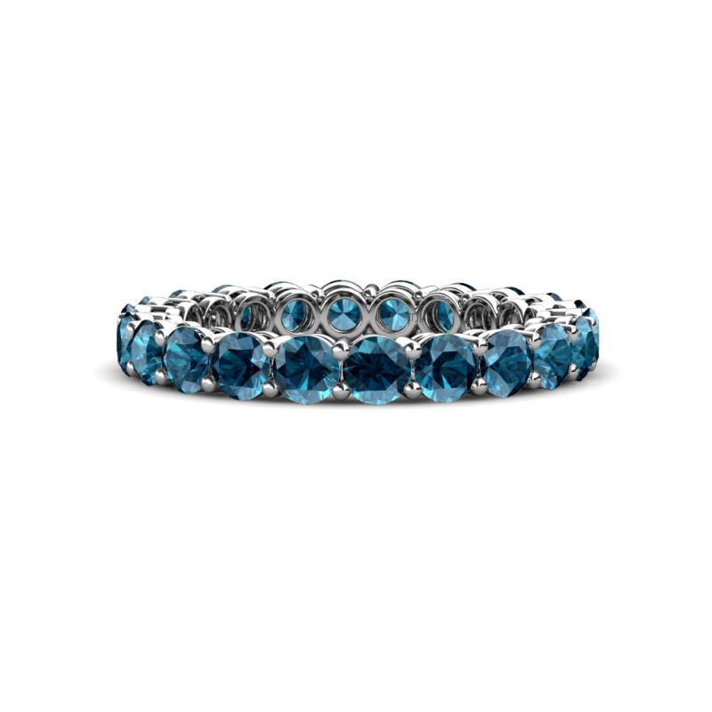 Tiffany 3.00 mm Blue Diamond Eternity Band 