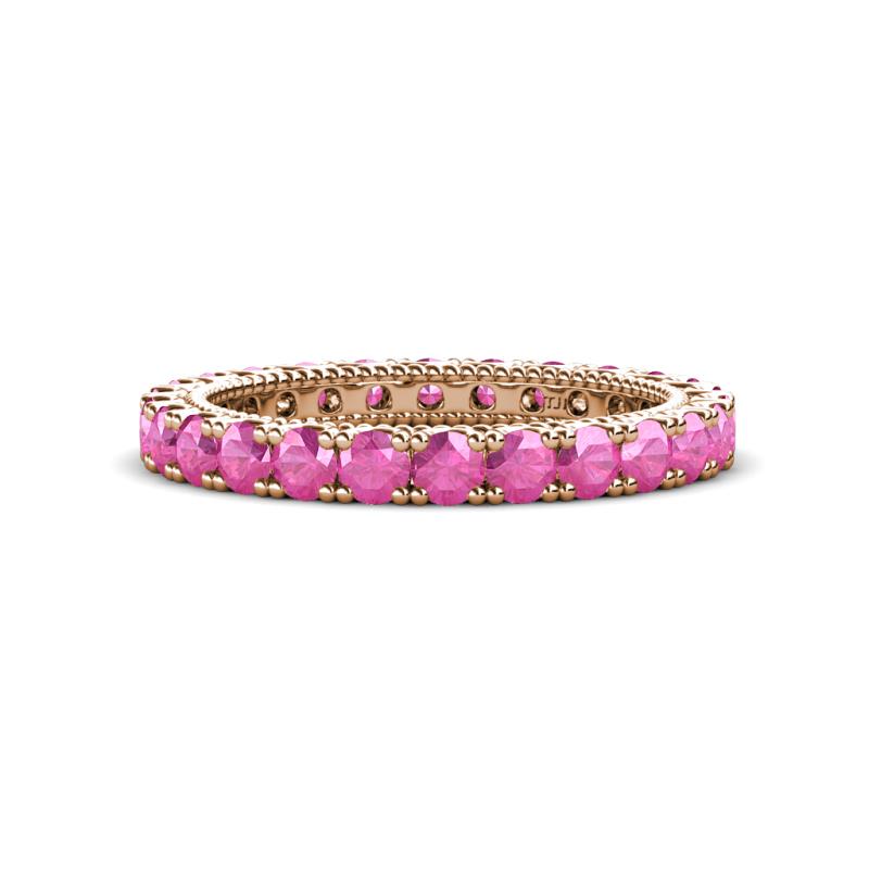 Ellen 2.70 mm Pink Sapphire Eternity Band 