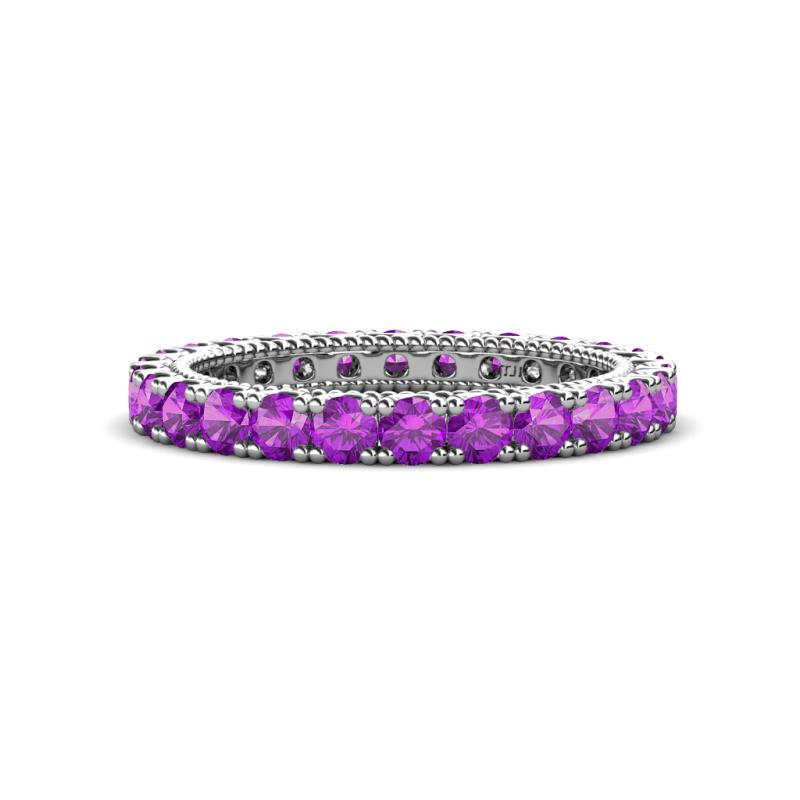 Ellen 2.70 mm Amethyst Eternity Band 