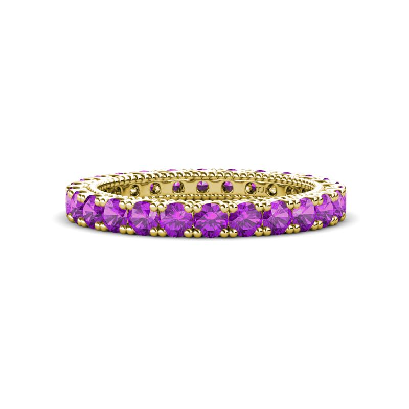 Ellen 2.70 mm Amethyst Eternity Band 