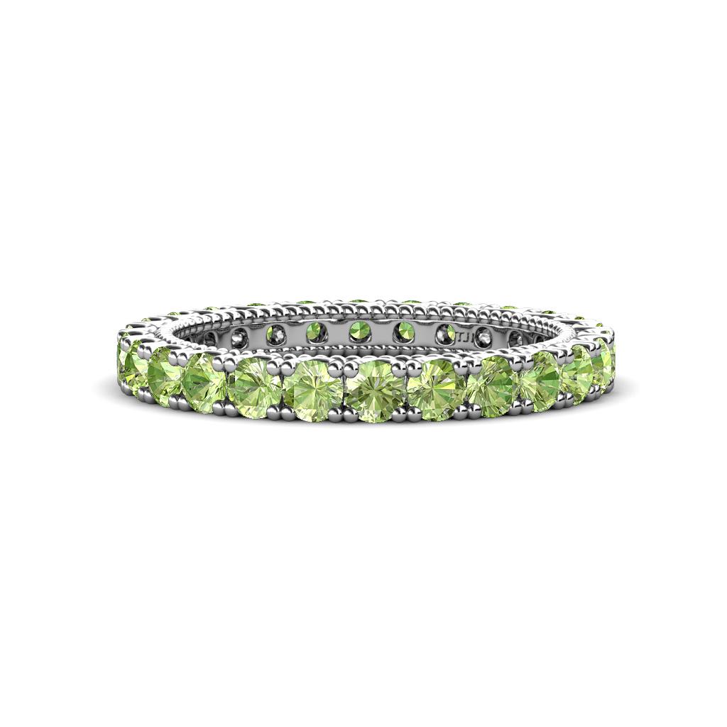 Ellen 2.70 mm Peridot Eternity Band 