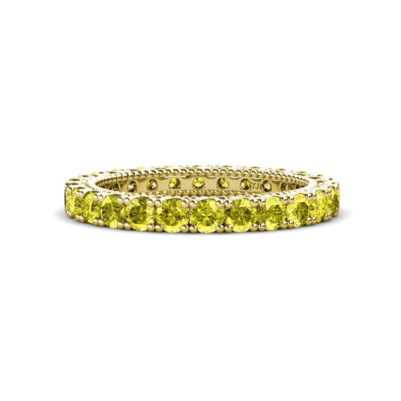 Ellen 2.70 mm Yellow Diamond Eternity Band 