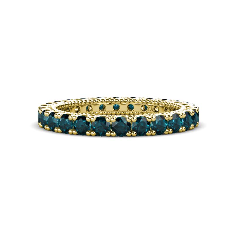 Ellen 2.70 mm London Blue Topaz Eternity Band 