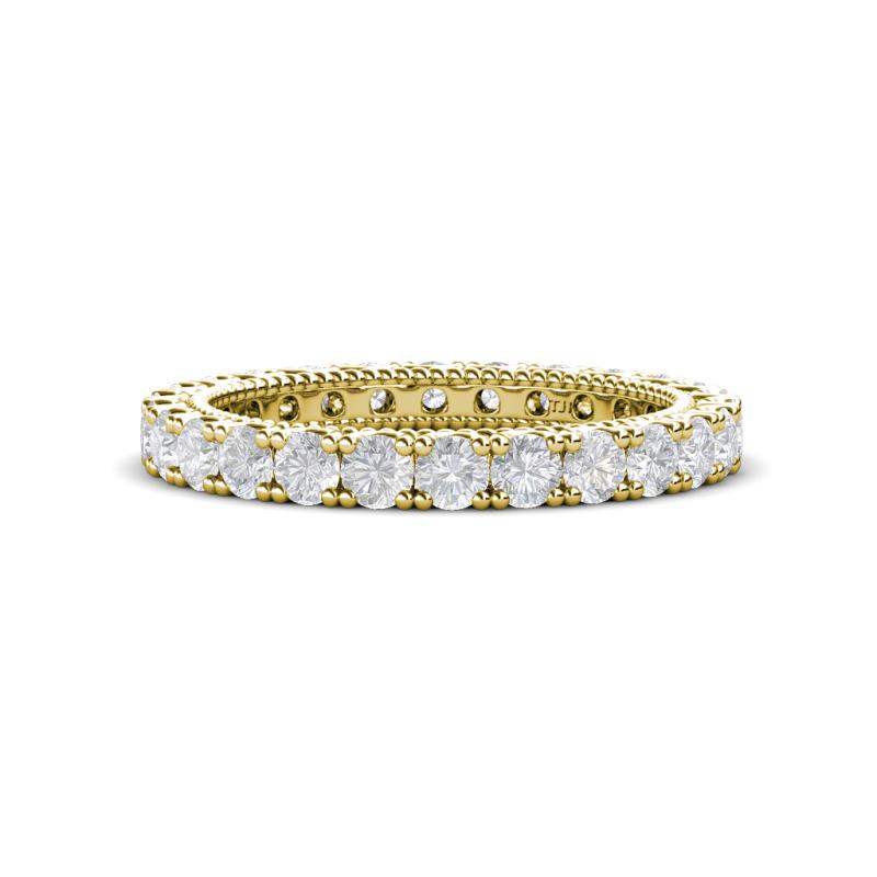 Ellen 2.70 mm White Sapphire Eternity Band 