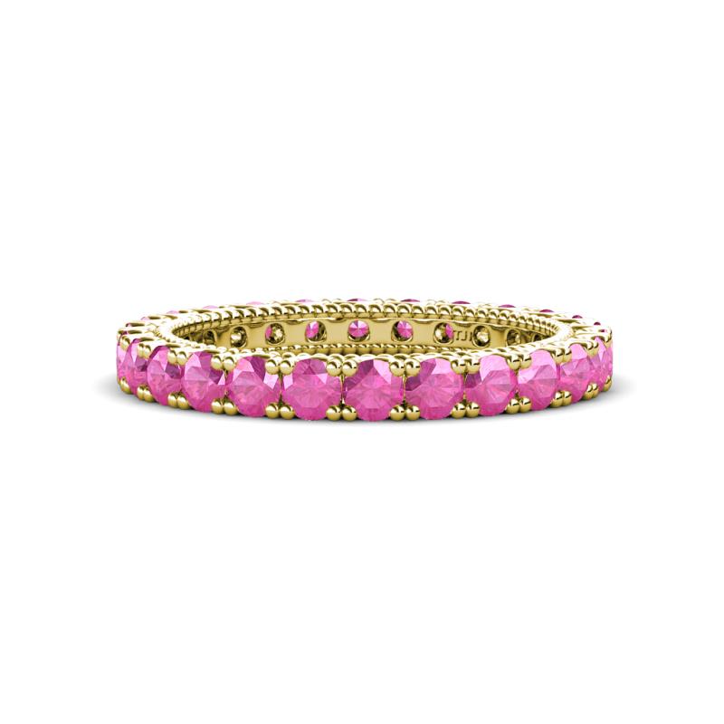 Ellen 2.70 mm Pink Sapphire Eternity Band 