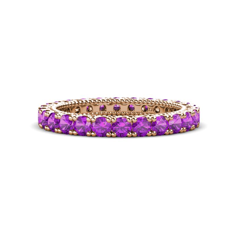 Ellen 2.70 mm Amethyst Eternity Band 
