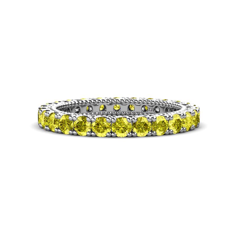Ellen 2.70 mm Yellow Diamond Eternity Band 