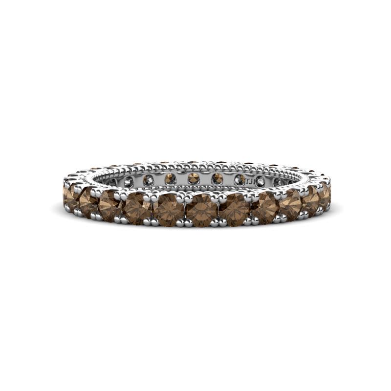 Ellen 2.70 mm Smoky Quartz Eternity Band 
