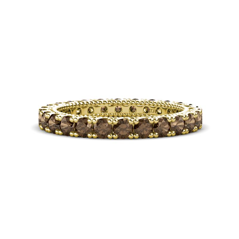 Ellen 2.70 mm Smoky Quartz Eternity Band 