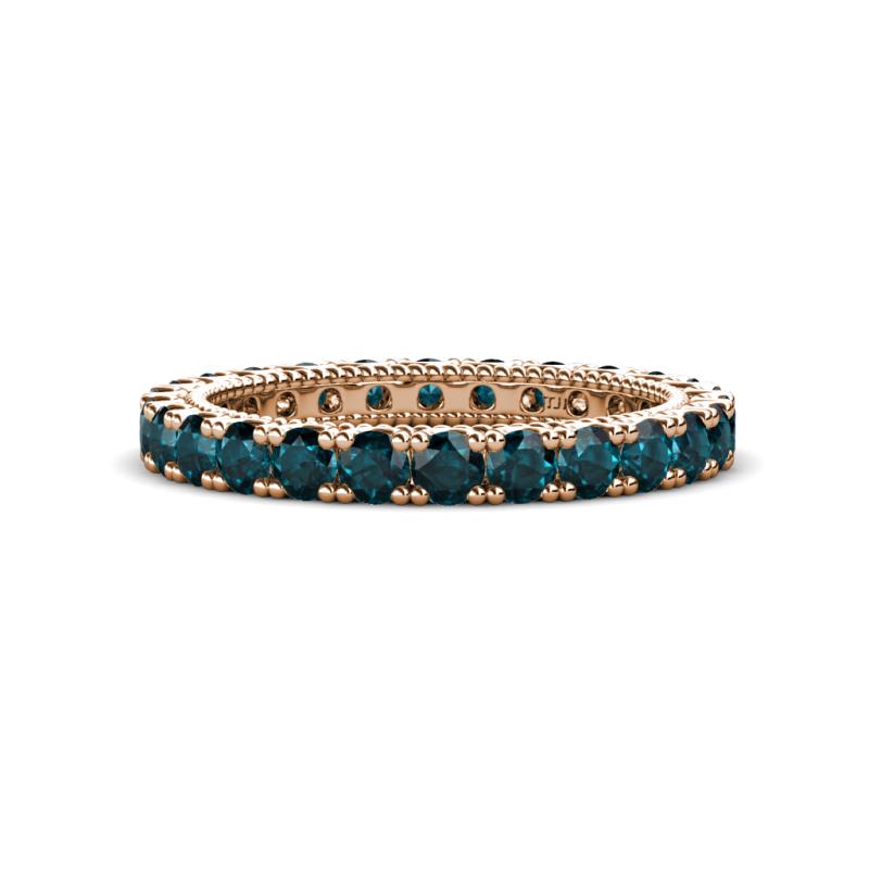Ellen 2.70 mm London Blue Topaz Eternity Band 
