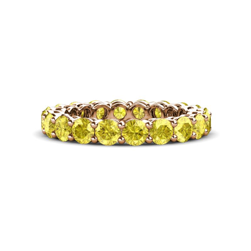 Tiffany 3.40 mm Yellow Sapphire Eternity Band 
