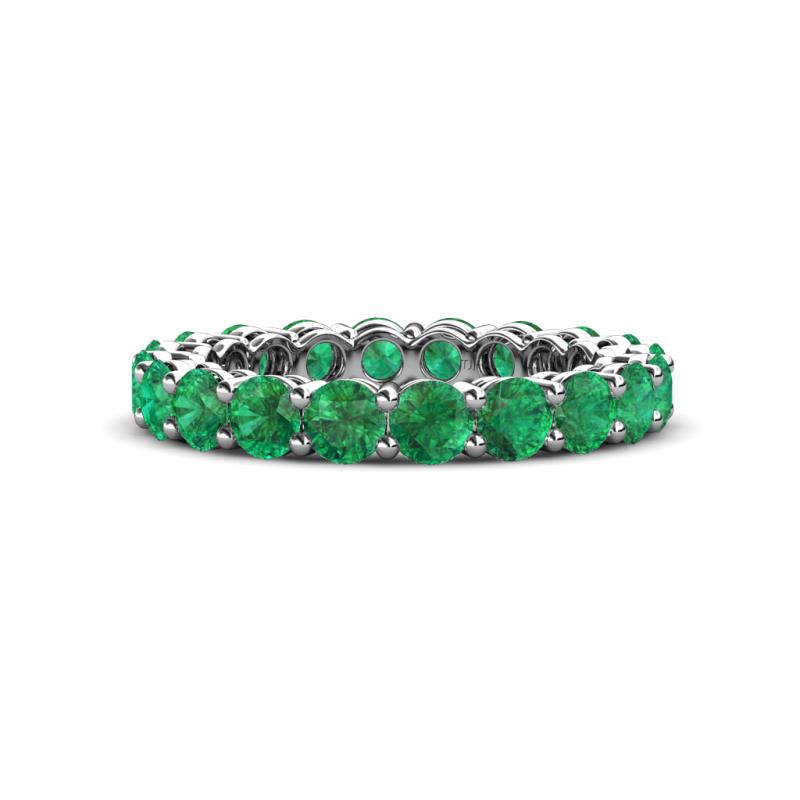 Tiffany 3.40 mm Emerald Eternity Band 