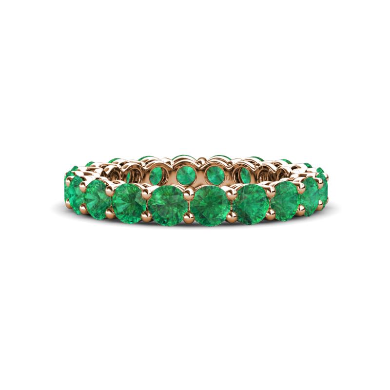 Tiffany 3.40 mm Emerald Eternity Band 