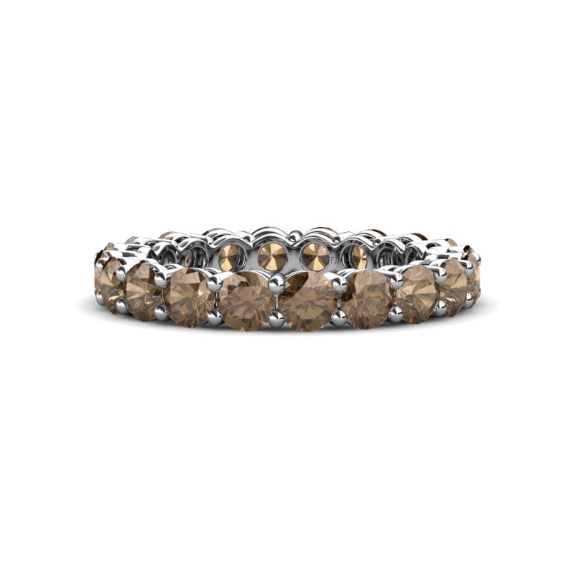 Tiffany 3.40 mm Smoky Quartz Eternity Band 