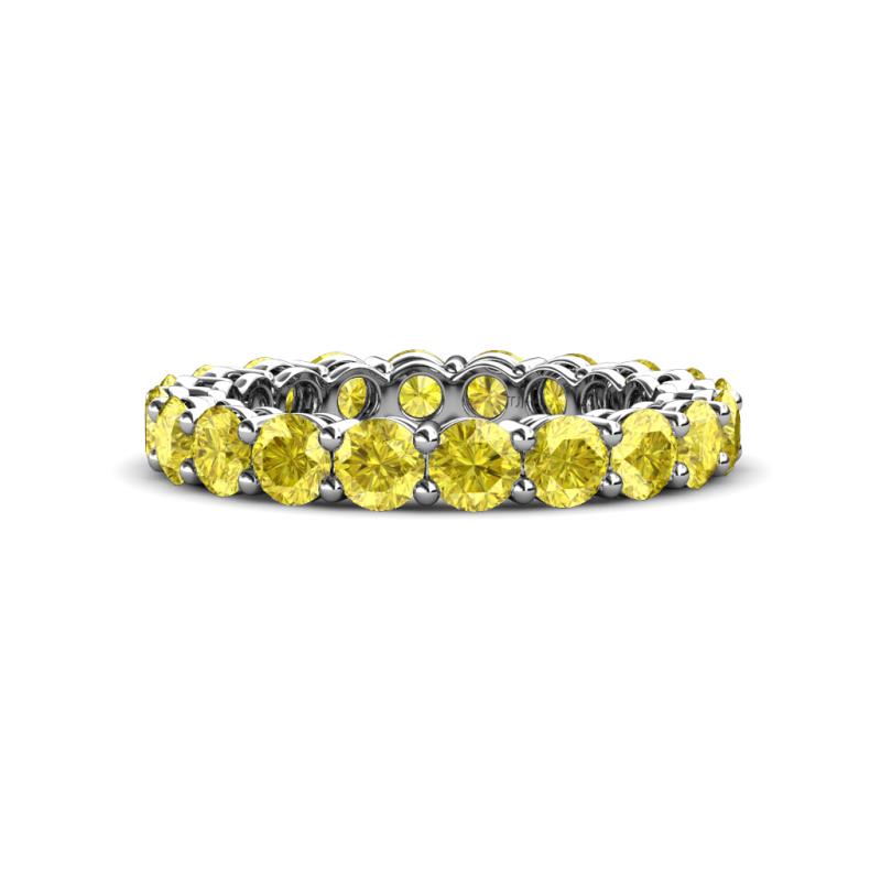 Tiffany 3.40 mm Yellow Sapphire Eternity Band 