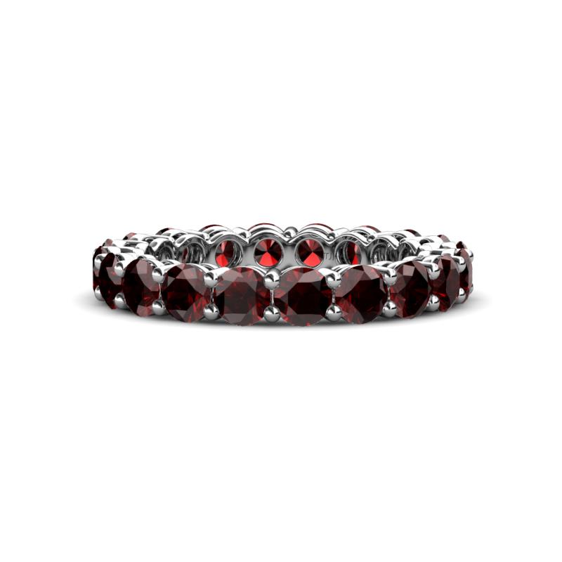Tiffany 3.40 mm Red Garnet Eternity Band 