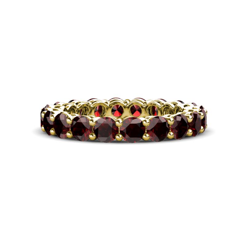Tiffany 3.40 mm Red Garnet Eternity Band 