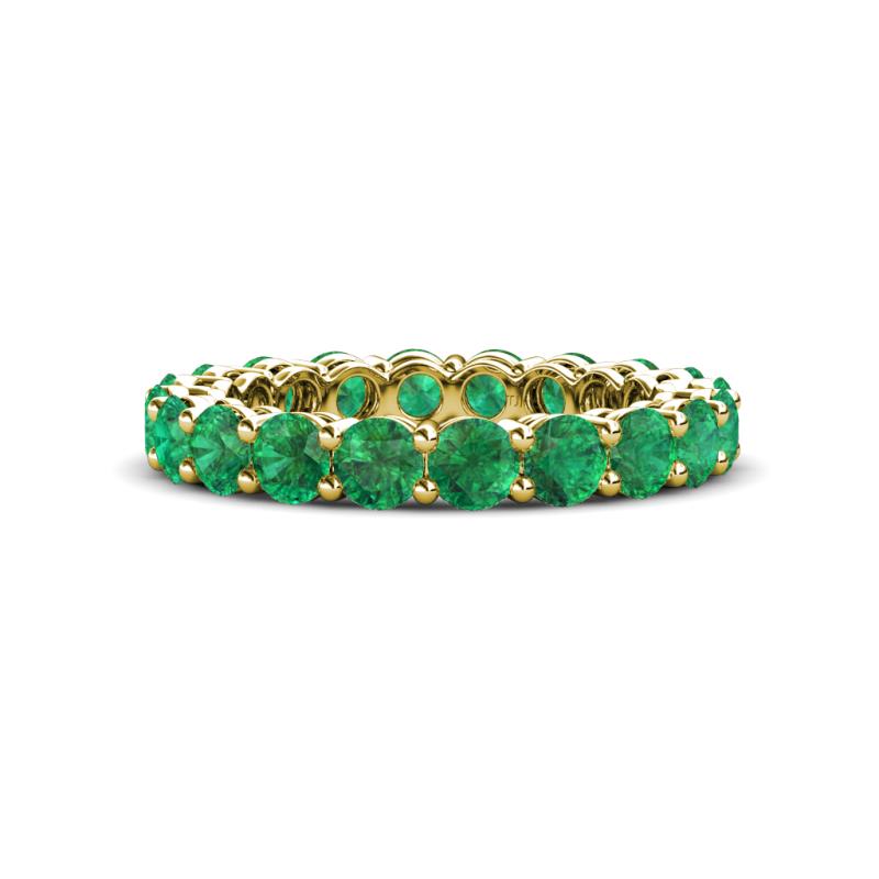 Tiffany 3.40 mm Emerald Eternity Band 