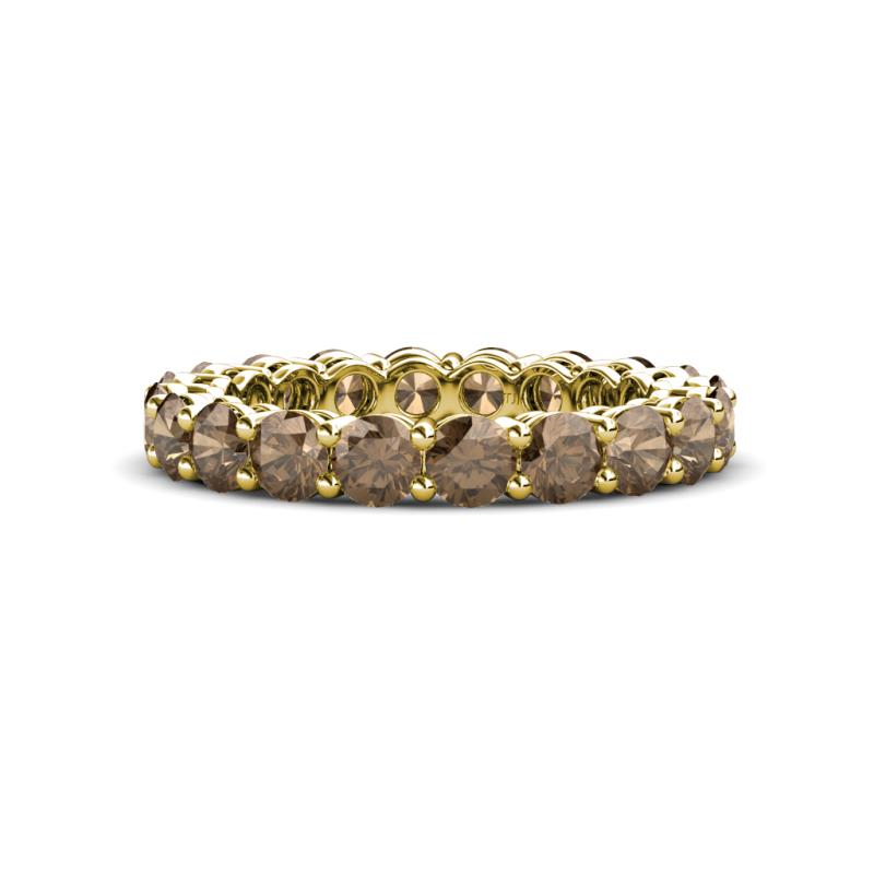 Tiffany 3.40 mm Smoky Quartz Eternity Band 