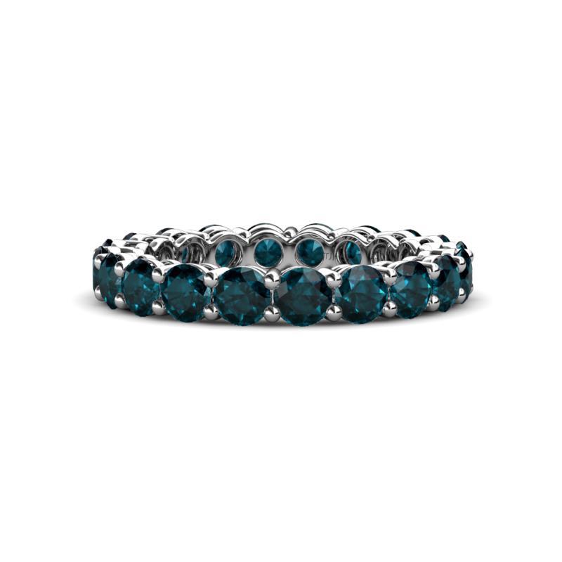 Tiffany 3.40 mm London Blue Topaz Eternity Band 