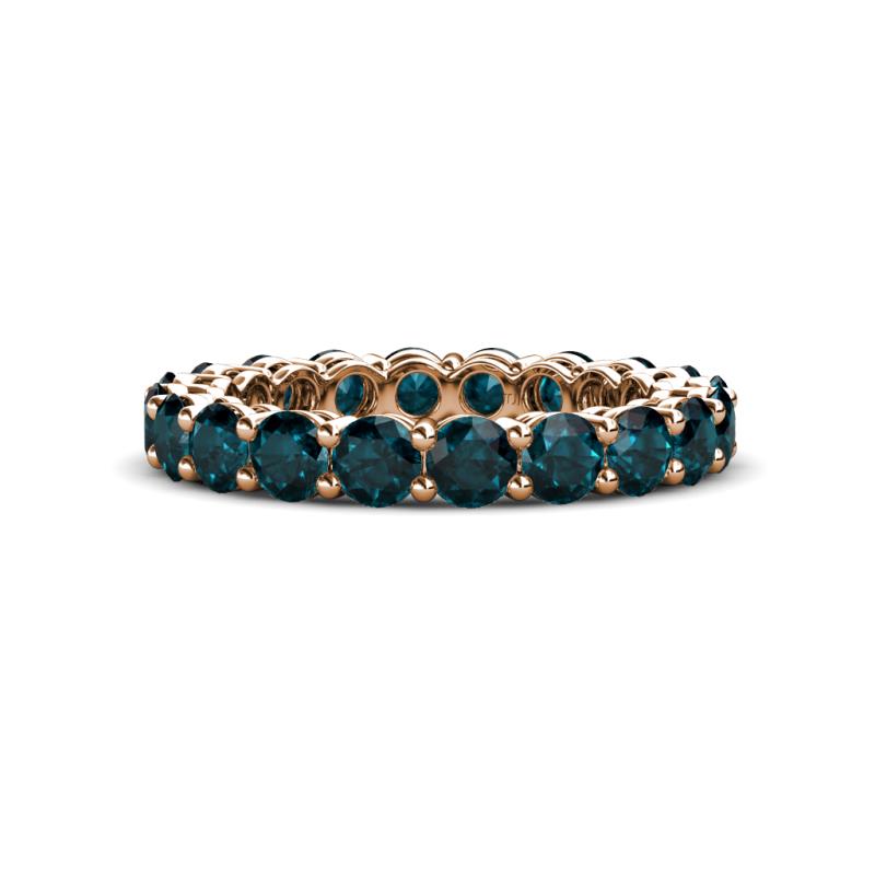 Tiffany 3.40 mm London Blue Topaz Eternity Band 