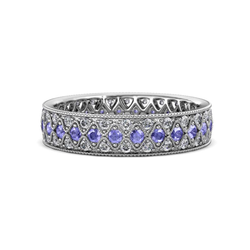 Cailyn Tanzanite Three Row Eternity Band 