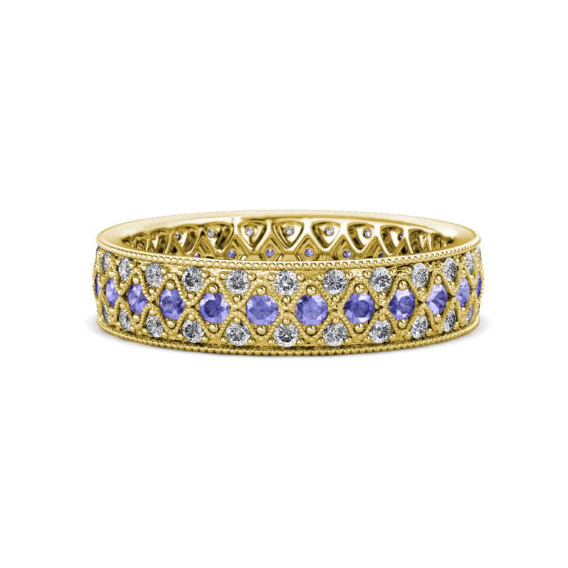 Cailyn Tanzanite Three Row Eternity Band 