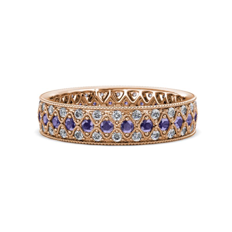Cailyn Iolite Three Row Eternity Band 