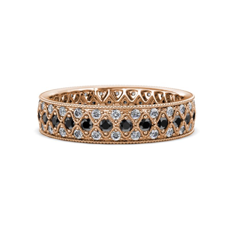 Cailyn Black Diamond Three Row Eternity Band 