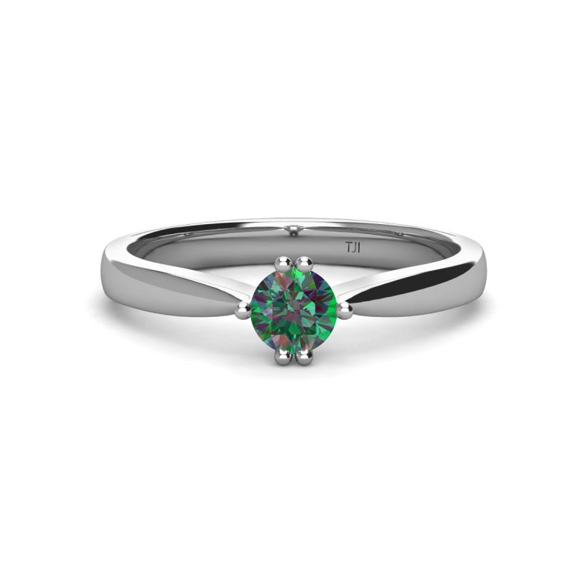 Isla 5.00 mm Round  Lab Created Alexandrite Solitaire Engagement Ring  