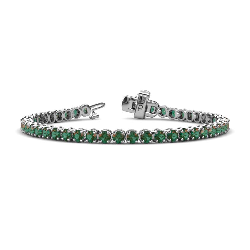 Izarra 3.70 mm Lab Created Alexandrite Eternity Tennis Bracelet 
