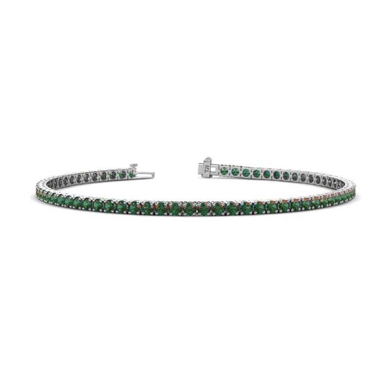 Leslie 2.70 mm Lab Created Alexandrite Eternity Tennis Bracelet 