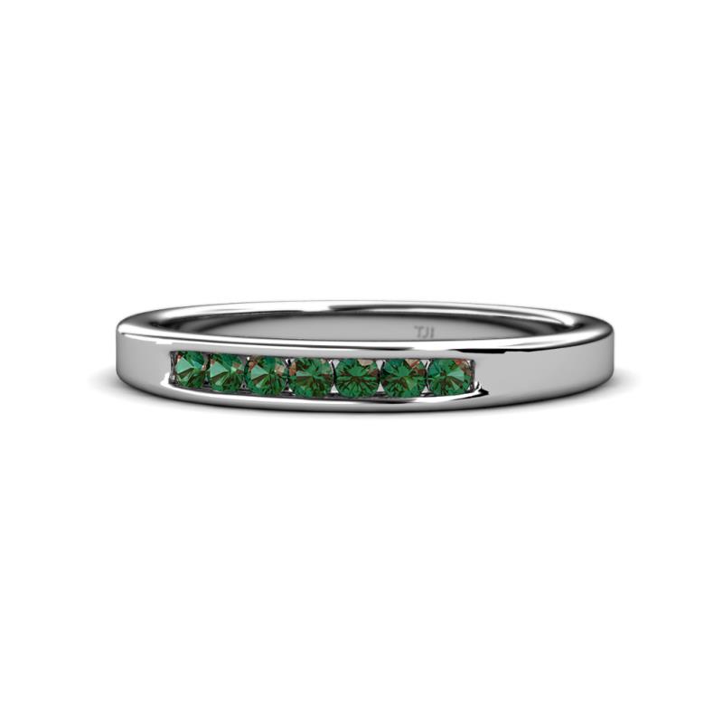 Kathiryn 2.40 mm Lab Created Alexandrite 7 Stone Wedding Band 