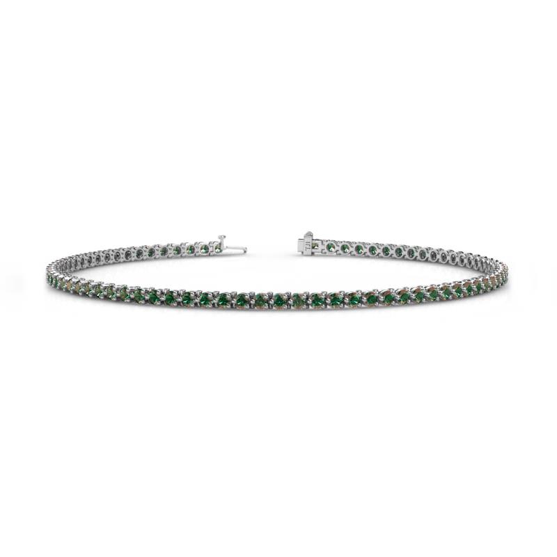 Cliona 2.00 mm Lab Created Alexandrite Eternity Tennis Bracelet 
