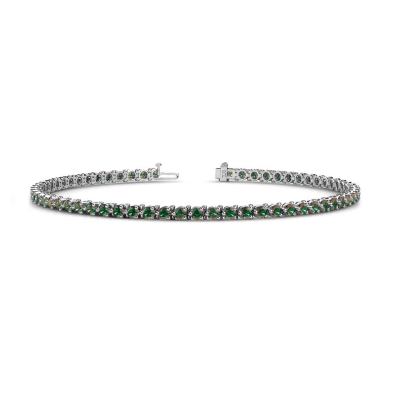 Cliona 2.40 mm Lab Created Alexandrite Eternity Tennis Bracelet 