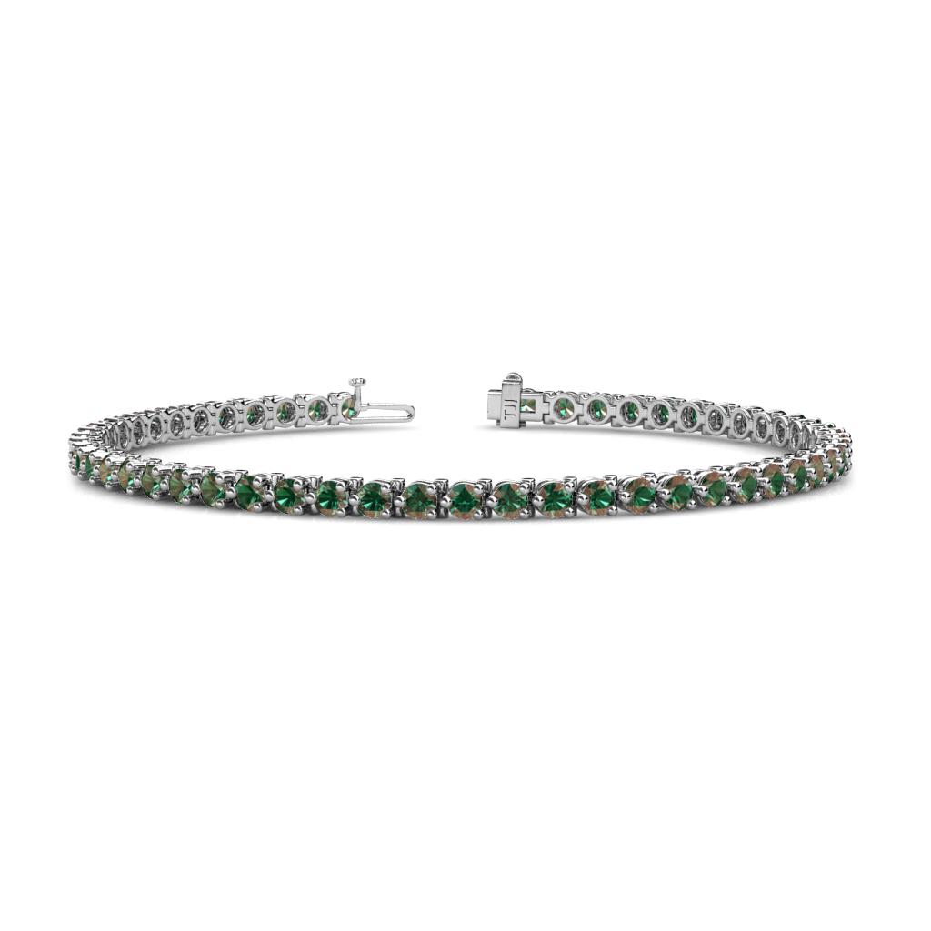 Cliona 3.00 mm Lab Created Alexandrite Eternity Tennis Bracelet 