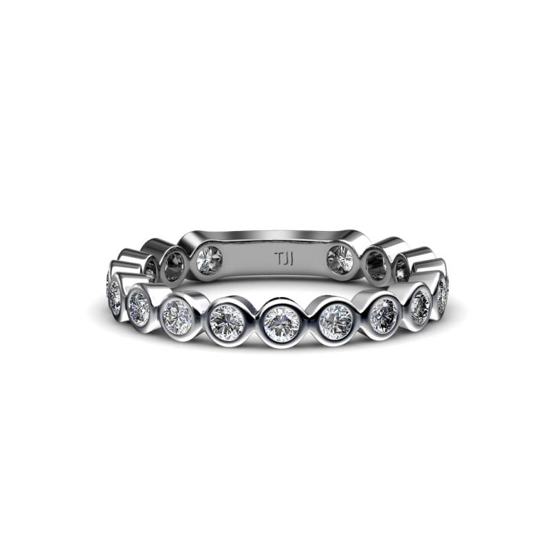 Ashlyn 2.30 mm Lab Grown Diamond 3/4 Eternity Band 