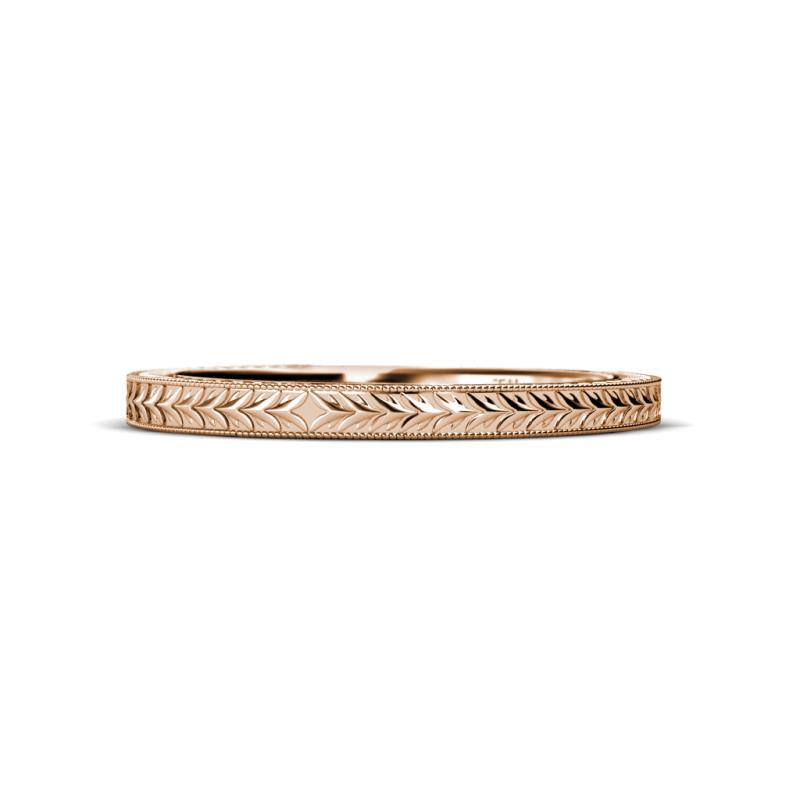 Aine Engraved Wedding Band 