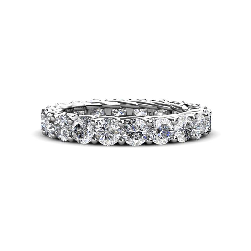 Lucida 4.20 mm Round Lab Grown Diamond U Prong Eternity Band 