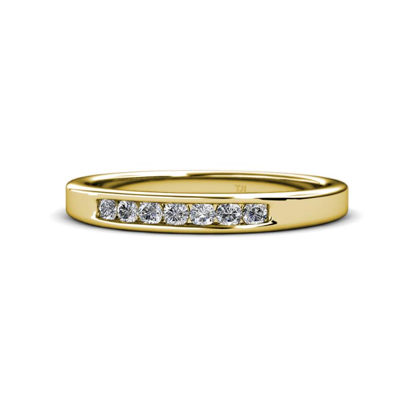 Kathiryn 2.40 mm Lab Grown Diamond 7 Stone Wedding Band 