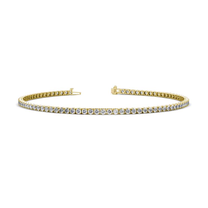 Leslie 2.00 mm Lab Grown Diamond Eternity Tennis Bracelet 