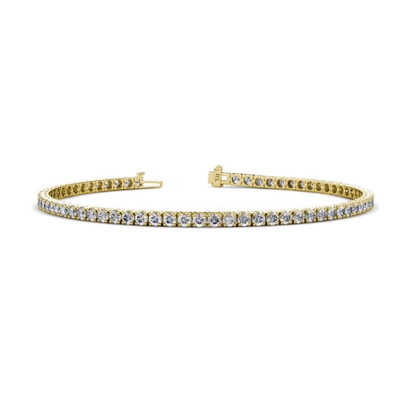 Leslie 2.40 mm Lab Grown Diamond Eternity Tennis Bracelet 