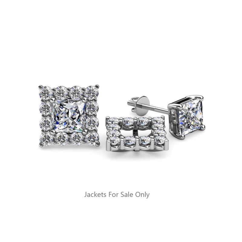 Serena Lab Grown Diamond Jacket Earrings 