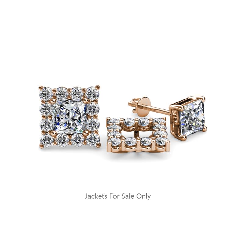 Serena Lab Grown Diamond Jacket Earrings 