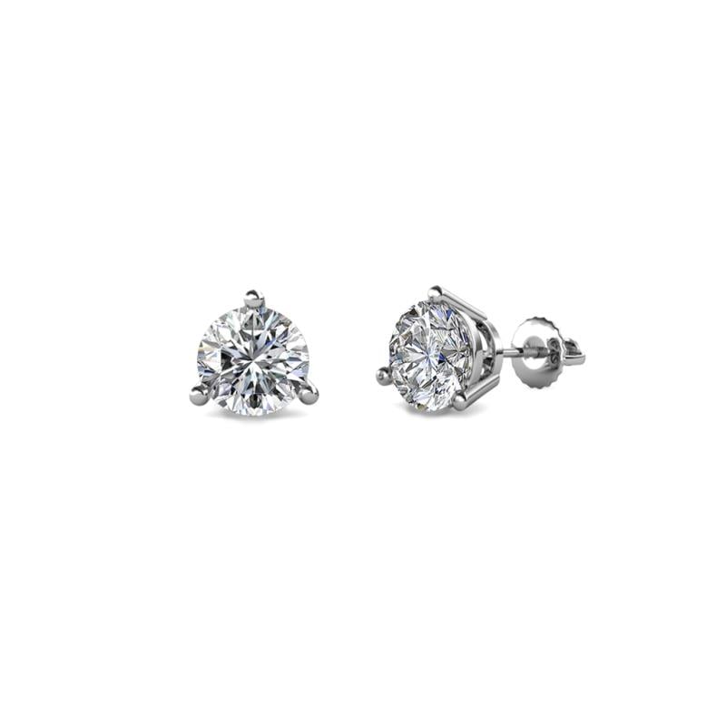 Elise Lab Grown Diamond (5mm) Solitaire Stud Earrings 